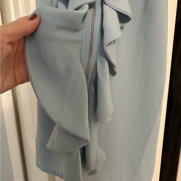 Alya Blue Ruffle Dress - Picture 8 of 11